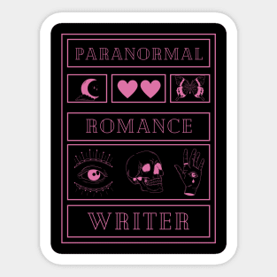 Paranormal Romance Writer (Symbols) Sticker